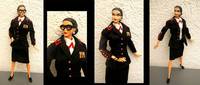Wonder Woman -  Diana Prince  Barbiemated (Justice League Unlimited) Custom Action Figure