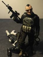 Punisher 6-Inch Threea AP Cloth Costume (Marvel) Custom Action Figure