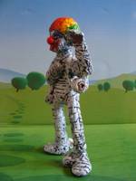 Mummy-Clown Figurine II (Original) Custom Miniature / Figurine