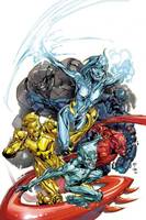 Justice League New 52 Metal Men Mercury (DC Universe) Custom Action Figure