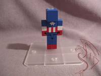 Captain America (Minecraft) Custom Action Figure