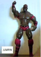 Ahmed Johnson (JAKKS Deluxe) (Wrestling) Custom Action Figure