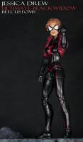 Jessica Drew (ULTIMATE BLACK WIDOW) (Marvel) Custom Action Figure