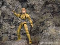 3D Printed Female Androwarden (Original) Custom Action Figure