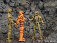 3D Printed Female Androwarden (Original) Custom Action Figure