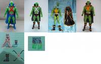 Orange Lantern Martian Manhunter (DC Universe) Custom Action Figure