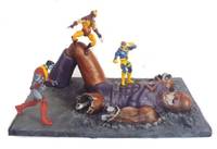 Fallen Sentinel (Marvel Universe) Custom Diorama / Playset