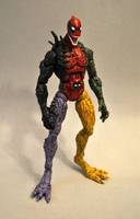 Symbiote Deadpool & Lasher (Mercury Team) (Marvel) Custom Action Figure