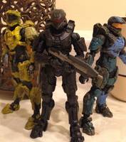 Custon Spartan Trio (Halo) Custom Action Figure