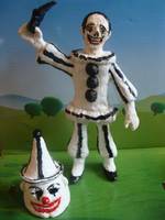 Phantom-Clown of the Opera  Figurine (MC 8) (Original) Custom Miniature / Figurine