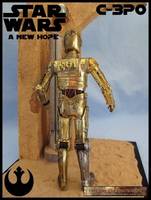 C-3po (Star Wars) Custom Diorama / Playset