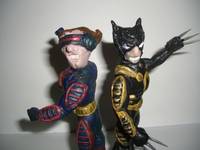 Batwolv & Supaclops (Jlx) (Amalgam) Custom Action Figure