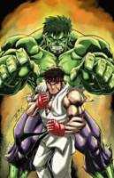 Marvelous Street Fighters- Indestructible Evil "Hulk" Ryu (Street Fighter) Custom Action Figure