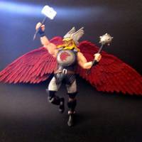 Thor the Hawkman (THUNDERHAWK) (Amalgam) Custom Action Figure