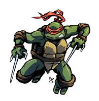 Street Skating Raph- TMNT (Teenage Mutant Ninja Turtles) Custom Action Figure