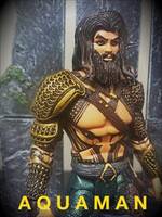 AQUAMAN - Jason Mamoa: Bvs Dawn of Justice Master Edition (Movie Masters) Custom Action Figure