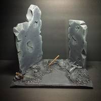 1/12th Scale Custom Made Diorama (Marvel Legends) Custom Diorama / Playset