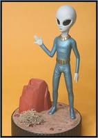 Alien Visitor #2 (Self Customs) Custom Statue / Bust