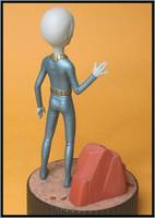 Alien Visitor #2 (Self Customs) Custom Statue / Bust