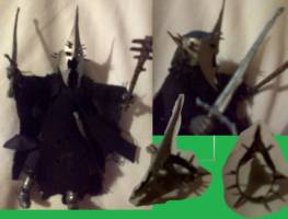 Ringwraith w/ Removable Witchking Helm (Lord of the Rings) Custom Action Figure