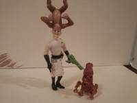 Professor Monkey-for-a-Head and Doc Duodenum (Earthworm Jim) Custom Action Figure