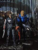Commander Shepard and Garrus (Mass Effect) Custom Action Figure