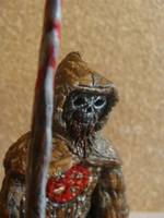 Blind Dead Templar Knight(Figurine) (Horror) Custom Miniature / Figurine