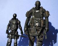 Snake Eyes 6 inch 3A style (G.I. Joe) Custom Action Figure