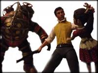 Jack / Booker - Buried At Sea (Bioshock) Custom Action Figure
