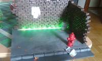 TMNT corner wall diorama (Teenage Mutant Ninja Turtles) Custom Diorama / Playset