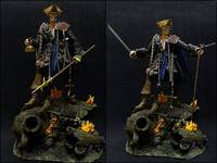 Pirate Ghost Rider (or Rider of the Seven Seas) (Marvel Legends) Custom Action Figure