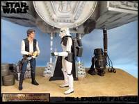 Millennium Falcon Ramp dio (Star Wars) Custom Diorama / Playset