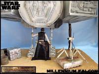 Millennium Falcon Ramp dio (Star Wars) Custom Diorama / Playset