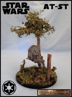 AT-ST Micro Machine (Star Wars) Custom Diorama / Playset