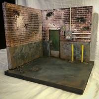Custom 1/12th scale urban alley diorama (Marvel Legends) Custom Diorama / Playset