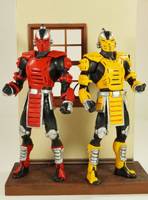 Sektor and Cyrax (Mortal Kombat 3 style) (Mortal Kombat) Custom Action Figure