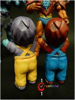 SkelePatchKid (Beast Man) (Masters of the Universe) Custom Miniature / Figurine