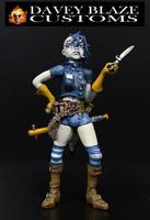 21st Century TANK GIRL (Hewlett Style) (Tank-Girl) Custom Action Figure