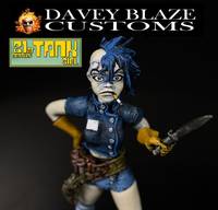 21st Century TANK GIRL (Hewlett Style) (Tank-Girl) Custom Action Figure