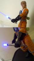 Luke Light Saber Led (Star Wars) Custom Action Figure