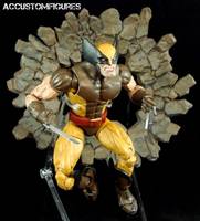 Wolverine (BROWN Costume) (Marvel Legends) Custom Action Figure