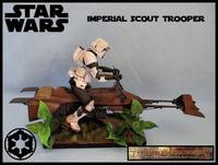 Scout Trooper (Star Wars) Custom Diorama / Playset
