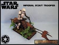 Scout Trooper (Star Wars) Custom Diorama / Playset