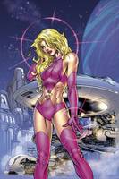 SATURN GIRL Imra Ardeen Legion of Super-Heroes (DC Universe) Custom Action Figure