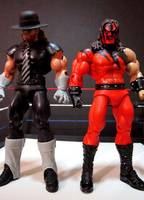 Undertaker and Kane (Masters of the Wrestling Universe) (Masters of the Universe) Custom Action Figure