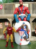 Capt America - Frozen In Ice (Marvel Legends) Custom Action Figure