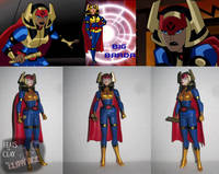 STAS Big Barda (Superman) Custom Action Figure