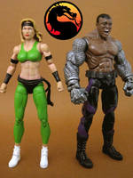 Sonya Blade and Jax (Klassic) (Mortal Kombat) Custom Action Figure