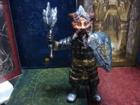 Dwarf Warrior w/Mace (Figurine) (Hobbit) Custom Miniature / Figurine