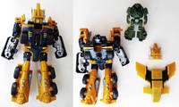 Transformers Chibi BRUTICUS PCC with Iron Army Limbs (Transformers) Custom Action Figure